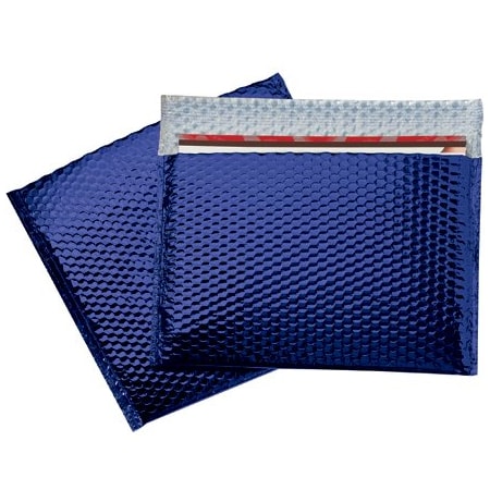 Bsc Preferred 13 3/4 x 11'' Blue Glamour Bubble Mailers, 48PK BUY03998270